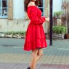 sukienka mini czerwona