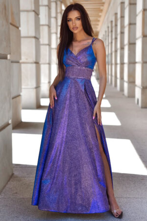 Sukienka wieczorowa z połyskiem gwieździsta - Tifani